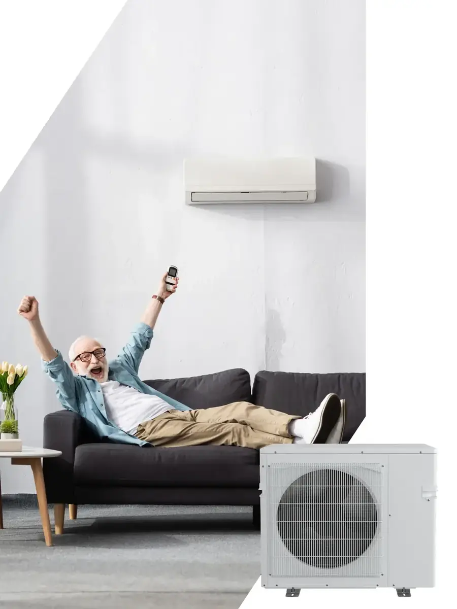 Modern home with energy efficiency